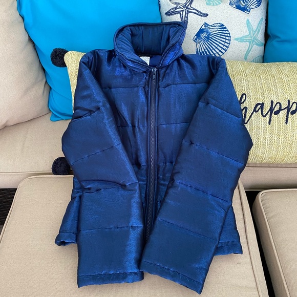 NEW METALLIC BLUE JACKET - Picture 4 of 5